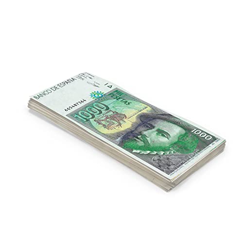 Scratch Cash 100 x ₧ 1.000 Pesetas Dinero para jugar (Tamaño real)