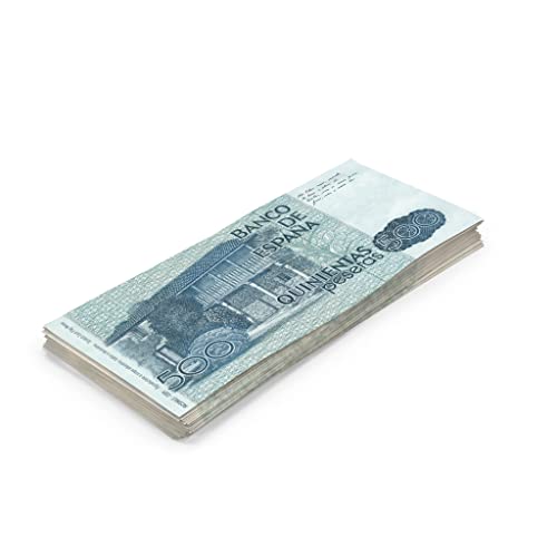 Scratch Cash 100 x ₧ 500 Pesetas Dinero para jugar (Tamaño real)