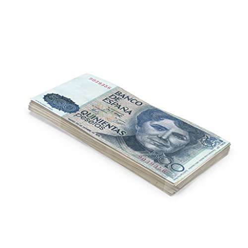Scratch Cash 100 x ₧ 500 Pesetas Dinero para jugar (Tamaño real)