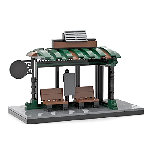 SENG Juego de construcción de ciudades de ciudad con kiosco, compatible con Lego (371 piezas)