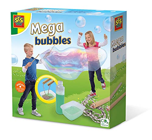 SES Creative- Set de Mega Burbujas Juego de pompas, Multicolor (02251)