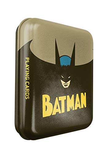 Shuffle Caja metálica Vintage con baraja de Batman, 100055440001