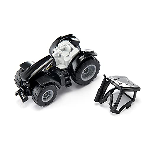 siku 1397, DEUTZ-FAHR TTV 7250 Warrior, Metal/plástico, Negro, Tractor de juguete para niños