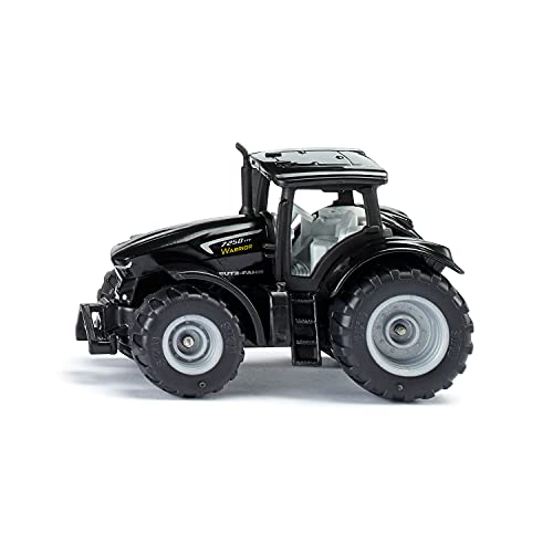 siku 1397, DEUTZ-FAHR TTV 7250 Warrior, Metal/plástico, Negro, Tractor de juguete para niños
