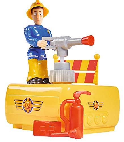 Simba Fireman Feuerwehrmann Sam el Bombero Venus con Colgante y Figura, Color Rojo y Amarillo, 0 (109251086)