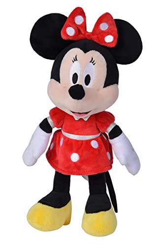 Simba Toys Mouse Peluche Minnie 25cm Vestido Rojo, Adecuado para todas las edades (Simba 6315870226)