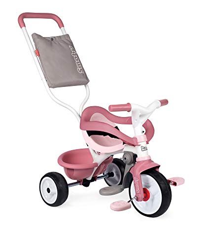Smoby- Triciclo Be Move Confort Rosa (740415), Color