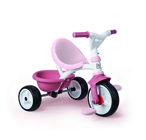 Smoby Triciclo Be Move de Metal, Evolutivo, Color Rosa, para Niños a Partir de 15 Meses-68 x 52 x 52 cm, (740332)