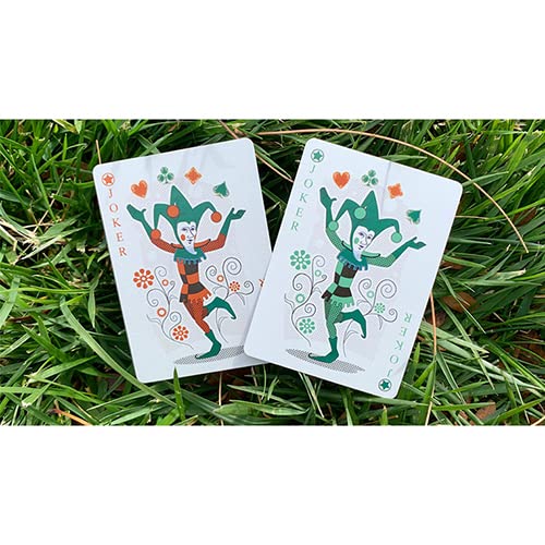 SOLOMAGIA Grasshopper Light (Jade) Playing Cards