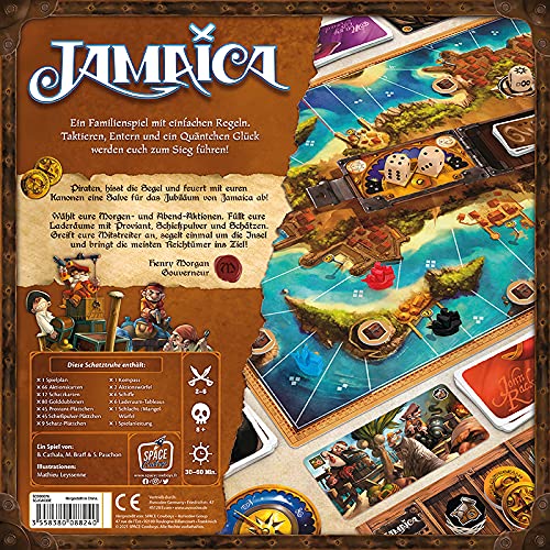 Space Cowboys Jamaica (edición 2021), Juego Familiar, Juego de Estrategia, alemán SCOD0076, Multicolor