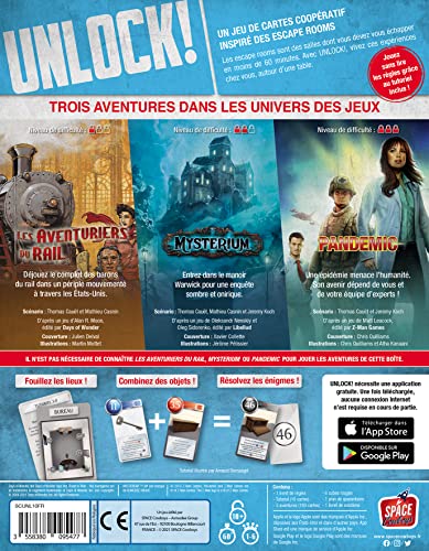 Space Cowboys Unlock 10 Game Adventures - Escape Game - Versión francesa