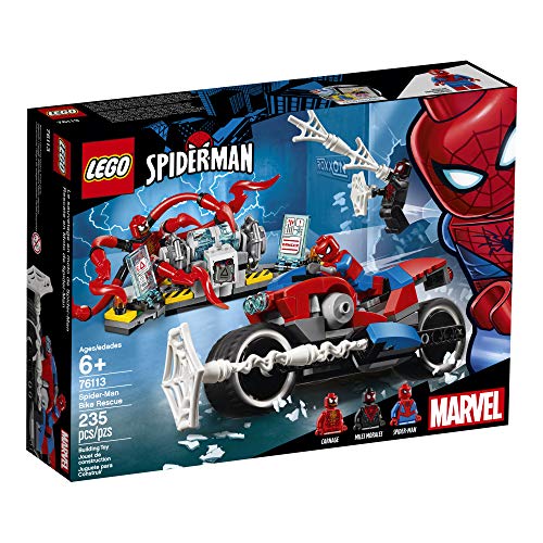 Spider-Man Marvel Lego Bike Rescue 235-Piece Building Kit