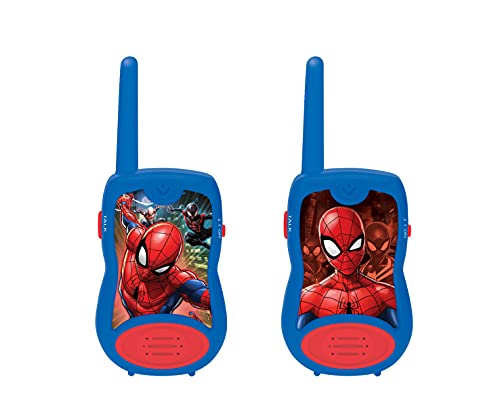 Spider-Man - Walkie-Talkies, 120 metros, juguete niño (Lexibook TW12SP)
