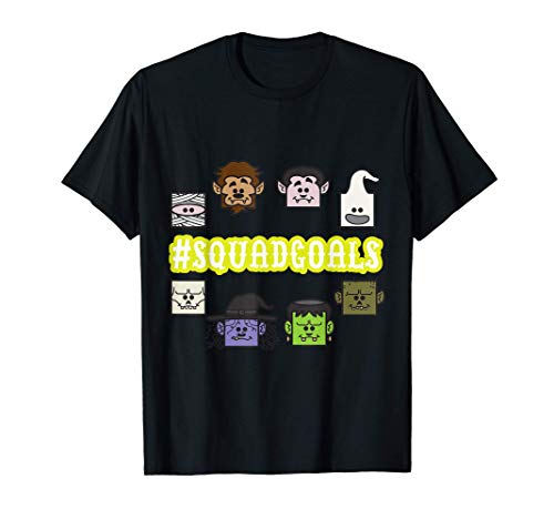 SQUAD Monster Characters Gaming Halloween Gamer Gifts Camiseta