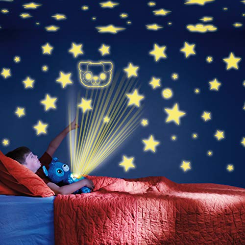 Star Belly Dream Lites Peluche Unicornio Que proyecta un Cielo de Estrellas de Colores en la habitación.