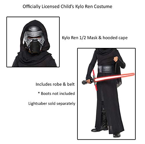 Star Wars - Disfraz de Kylo Ren Premium para niños, infantil talla 5-6 años (Rubie's 620091-M)