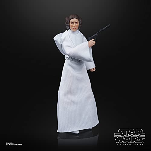 Star Wars The Black Series Archive Collection - Princess Leia Organa - Figura a Escala de 15 cm Nueva Esperanza - Figura del 50.º Aniversario de Lucasfilm