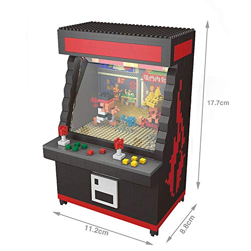 Street Fighter Arcade Juego Modelo Bloque de Construcción Conjunto 1060pcs - Nano Micro Bloques DIY Juguete para Niños (Normal)