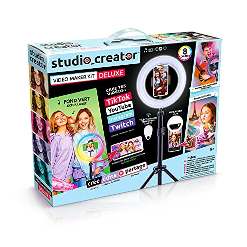Studio Creator 003-Kit de Estudio influenciante para vídeo, Multicolor (Canal Toys INF 003)