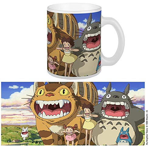 Studio Ghibli SMUGGH02 - Taza con texto "Mon Voisin Totoro" (34 cl)