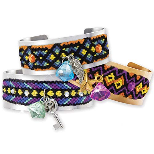 Style Me Up - Kit para hacer pulseras de moda i-loom con 6 diseños exclusivos - Tonos Morado, Azul, Naranja y Negro - SMU-8043