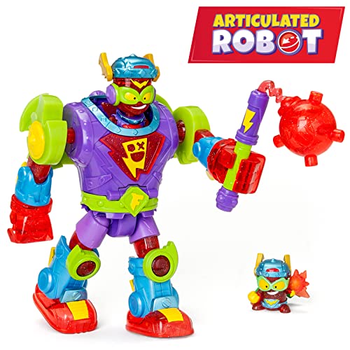 SUPERTHINGS Superbot Fury Storm – Robot articulado con Accesorios de Combate, 1 Kazoom Kid y 1 SuperThing exclusivos.