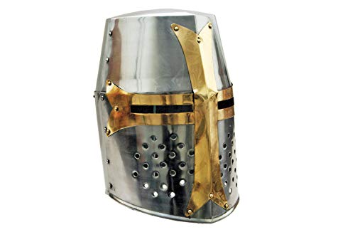 Szco Supplies Brass Crusader Helmet