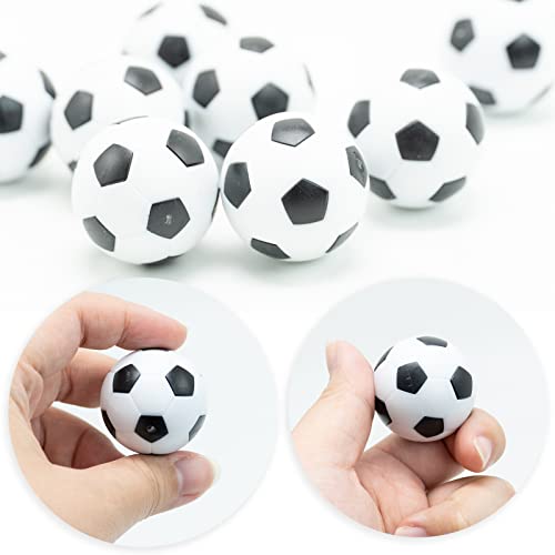 SZXMDKH Juego de 8 pelotas de futbolín profesionales, de alta calidad y silenciosas, de 35 mm, perfectas para futbolín y futbolín de mesa