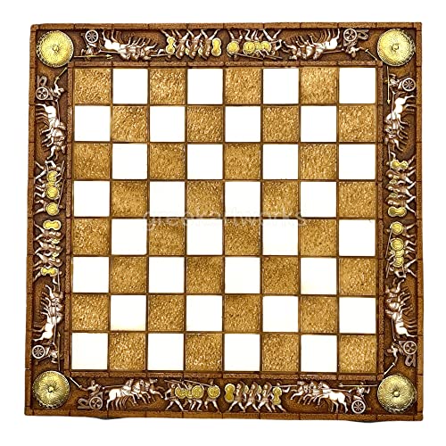 Tablero de ajedrez Batalla de la antigua Grecia Batalla hecha a mano