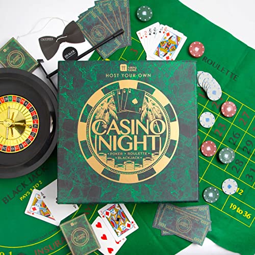 Talking Tables Casino-V2 Host Your Own Casion Night, Plástico