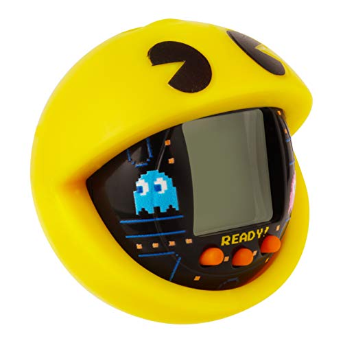 Tamagotchi Friends 42862 Nano-Pac-Man Negro Version con Funda, Care, Nurture, con cadena para jugar mascota electronica