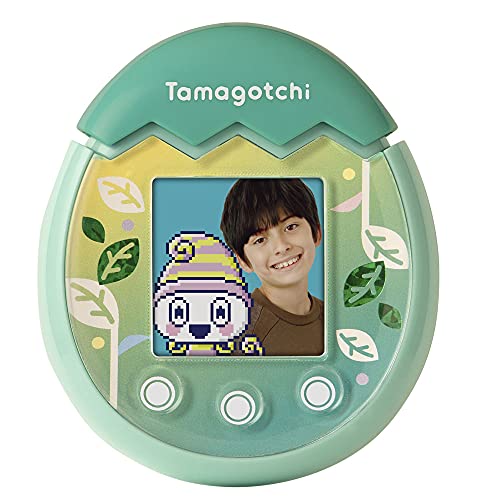 Tamagotchi pix- Juguete- Mascota Virtual Camara incorporada Botones tactiles Color Verde (42904)