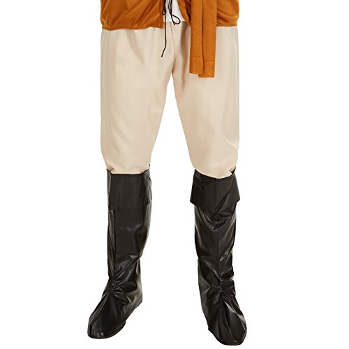 TecTake dressforfun Disfraz de Campesino de la Edad Media para Hombre | Camisa de Manga Larga, Chaleco y cómodos Pantalones (M | No. 301226)