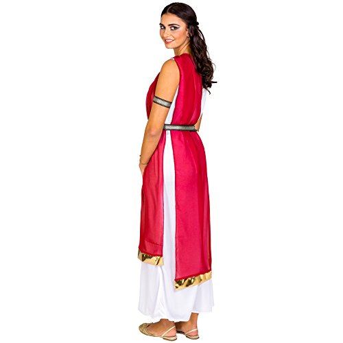 TecTake dressforfun Disfraz para Mujer de la ciudadana Romana Reina Diosa Antiguo | Vestido + cinturón Elegante & brazaletes Superiores (L | no. 300204)
