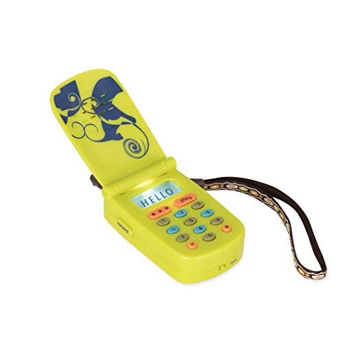 Teléfono celular Hellophone Toy - Teléfono para niños con luces y sonidos - Teléfono de juguete para niños pequeños con grabadora de mensajes
