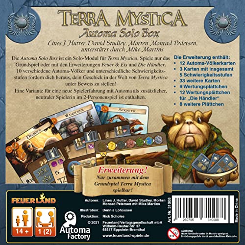 Terra Mystica Automa Solo Box - Caja