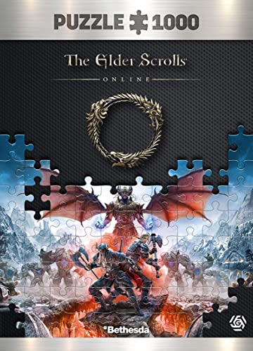 The Elder Scrolls Online Vista of Greymoor | Puzzle 1000 Piezas | Incluye póster y Bolsa | 68 x 48 | Videojuego | Rompecabezas para Adultos y Adolescentes | para Navidad y Regalos | Decoración