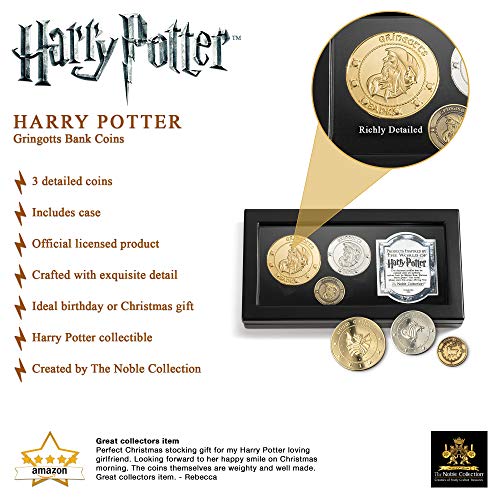 The Noble Collection Colección de Monedas de Harry Potter Gringotts Bank de