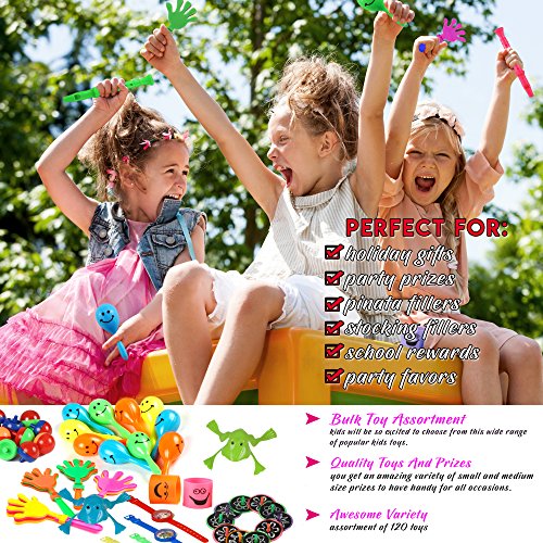 THE TWIDDLERS - 120 Juguetes de Relleno de Piñatas de Cumpleaños para Niños / Ideal para Fiestas Infantiles