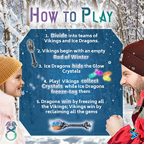 The Ultimate Freeze Tag Game:Vikings of The Northern Lights:un juego al aire libre para todas las estaciones, perfecto para niños y familias, jugar en cumpleaños, fiestas, fiestas de pijamas...