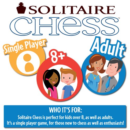 Think Fun Solitaire - Juego de ajedrez [Importado de Reino Unido]