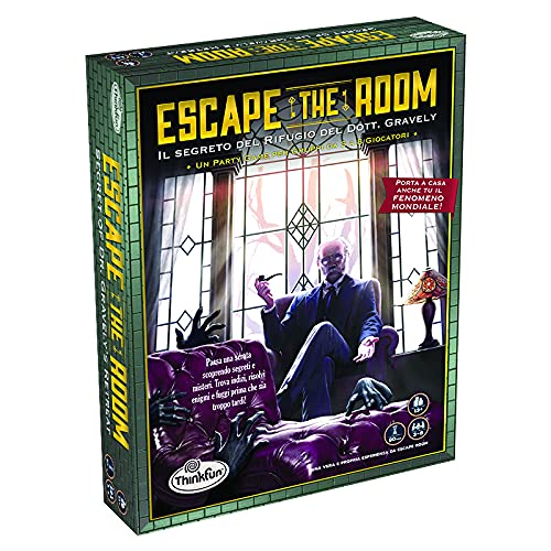 ThinkFun Escape The Room, El Misterio del Refugio del Dot Gravely, Juego de Mesa