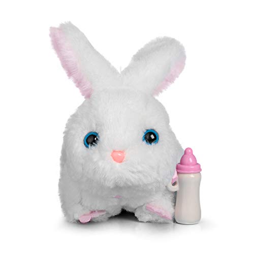 Tobar- New Born Bunny Lapin Peluche Animado, Color Blanco (36411)