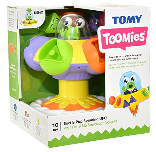 Tomy Toomies - Juguete educativo para niños pequeños con colores que giran | Juguete sensorial para jugar al bebé adecuado a partir de 12 meses, 1, 2 años de edad niños y niñas , color/modelo surtido