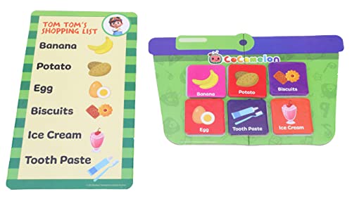 Toyland® Cocomelon Lets Go Shopping Picture Puzzle Game - 4 Puzzles - Juegos para niños pequeños - Edad 18 Meses +