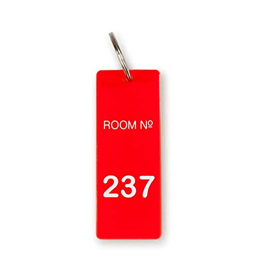 toynk Llavero The Overlook Hotel Room 237 | Réplica de etiqueta de la llave de la habitación de The Shining