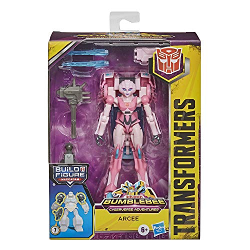 Transformers Bumblebee Cyberverse Adventures Deluxe Class Arcee Figura de acción de Juguete, para niños de 6 y más, 5 Pulgadas