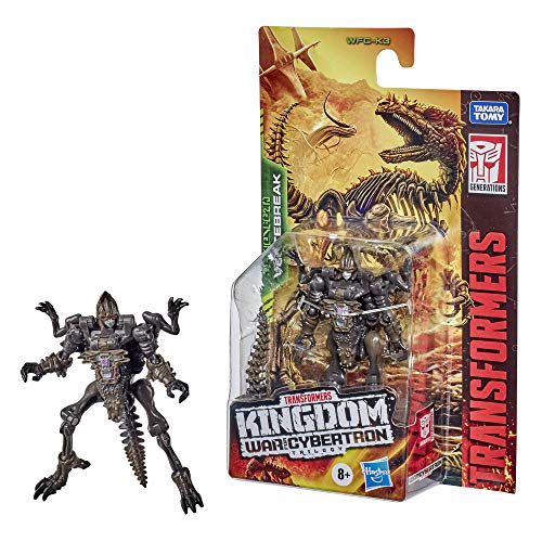Transformers Toys Generations War for Cybertron: Kingdom Core Class WFC-K3 Vertebreak Figura de acción – Niños de 8 años en adelante, 3.5 Pulgadas
