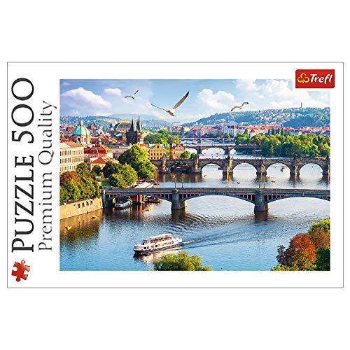 Trefl 500 Piezas, Adultos y niños a Partir de 10 años Puzzle, Color Praga, república Checa