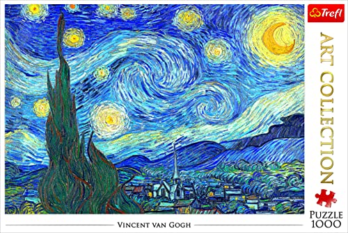 Trefl-Sternennacht, Other License 1000 Piezas, Colección de Arte, Adultos y niños a Partir de 12 años Puzzle, Color (Noche Estrellada, Vincent Van Gogh)